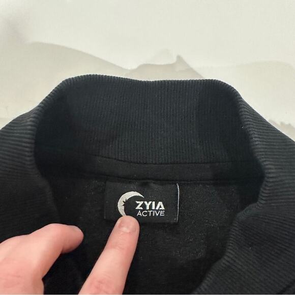 Zyia Active Leopard Flying V‎ Teddy Fleece Full Zip High Pile Jacket Size S - Picture 6 of 10